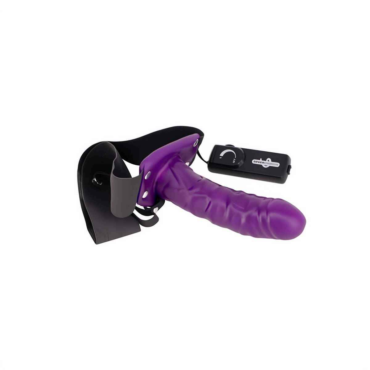 Vibrerende Strap - On - Realistische Textuur & Gevormde Eikel - EroticToyzStrap On VibratorsSeven Creations