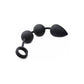 'Weighted Anal Beads met Verzwaarde Kogels - Zwart' - EroticToyzAnal BeadsXR Brands