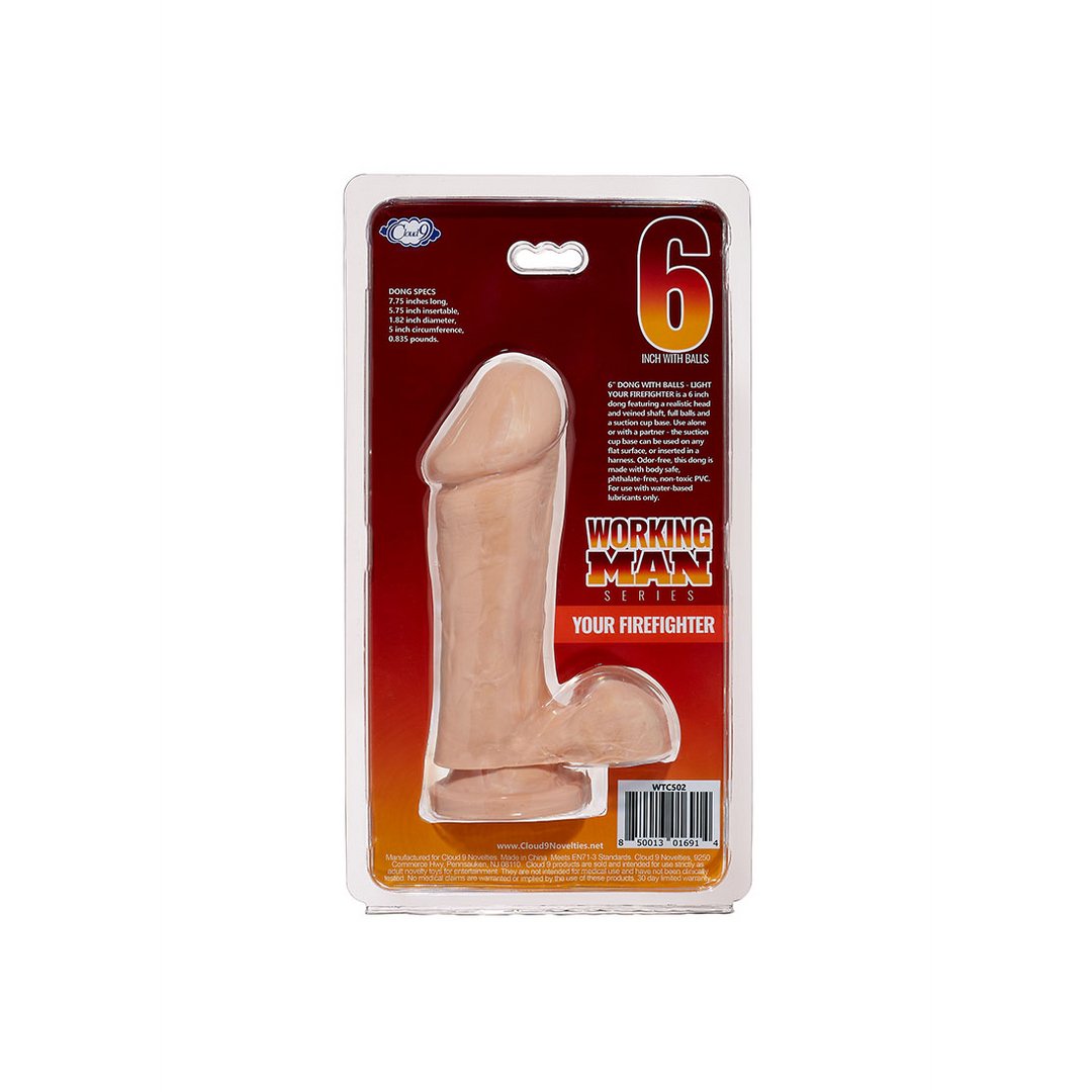 'Working Man Dildo Met Zuignap 15 cm - Huidkleurig' - EroticToyzRealistische Dildo'sCloud 9