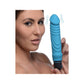 'XL Krachtige Bullet Vibrator met Geribbelde Siliconen Sleeve - Zwart' - EroticToyzKogel - en MinivibratorsXR Brands