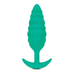 'Zoë Ligon Twist Texture Vibrerende Butt Plug - Groen' - EroticToyzButtplugs Anale Dildo's VibrerendCOTR Inc.