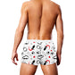 Zwembroek - Puppie Print, Zwart/Wit/Rood, L - EroticToyzZwemkleding voor HemProwler