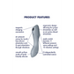 Curvy Trinity 3 - Insertable Air Pulse Vibrator