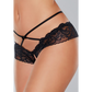 Open Panty with Lace Criss Cross Band - One Size