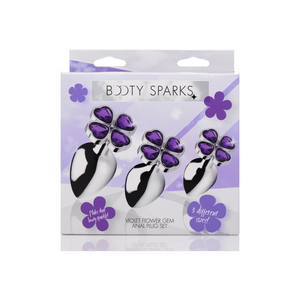 Violette Bloem - Anaal Butt Plug Set - 3 Stuks