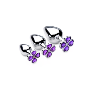 Violette Bloem - Anaal Butt Plug Set - 3 Stuks