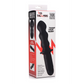 The Groove - Silicone Vibrator with Handle - Black