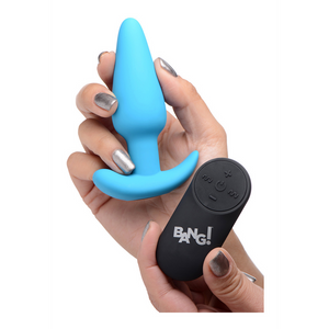 Vibrerende Siliconen Buttplug met Afstandsbediening - 21 Vibratiepatronen