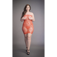 Star Rhinestone Dress - Plus Size