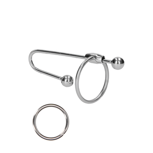 Stainless Steel Penis Plug with Ball - 10 mm