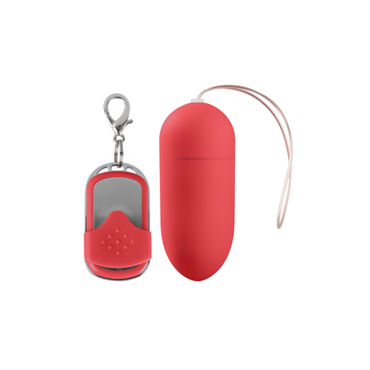 Vibrating Egg with 10 Speeds and Remote Control - L - Pink