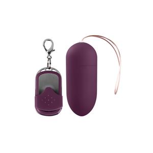 Vibrating Egg with 10 Speeds and Remote Control - L - Purple