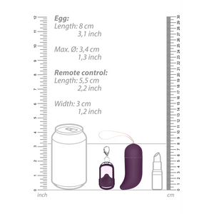 Draadloos Trillend G-spot Ei met Afstandsbediening