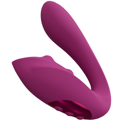 Yuki - Dual Motor G-Spot Vibrator with Massaging Beads - Pink