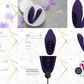 Yuki - Dual Motor G-Spot Vibrator with Massaging Beads - Purple