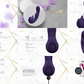 Yumi - Triple Motor G-Spot Finger Motion Vibrator and Flickering Tongue Stimulator - Purple